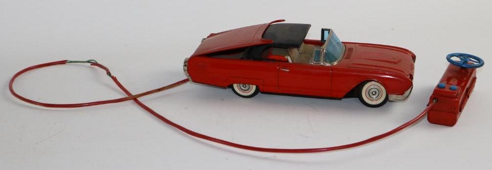 1960's Two Door Convertible Remote Control Battery Operated Car (1 of 3)