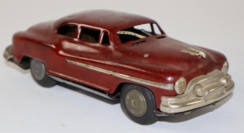 1950's - 1960's Cadillac Coupe Friction Toy Tin Car From Japan (1 of 3)