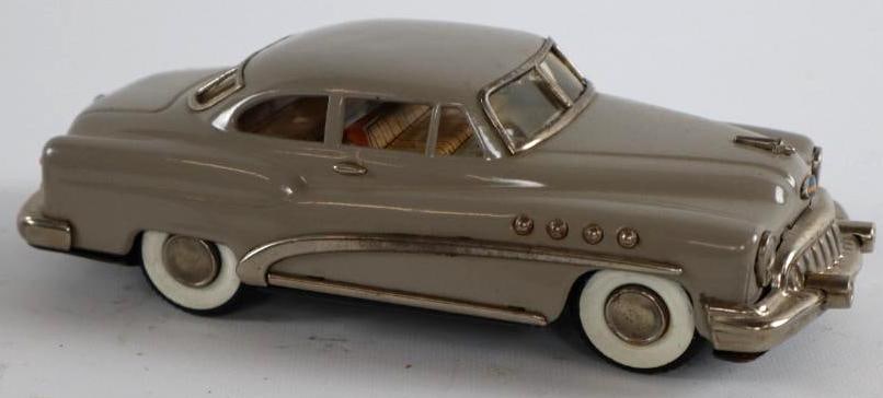 1950's -1960's Marusan Toys Co., Kosuge Toys Co. Buick Coupe Friction Toy Tin Car (1 of 3)