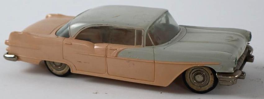 1950's -1960's Johan Models Inc. Detroit 12 Michigan Pontiac Star Chief Friction Toy Car: 8.25" body is plastic