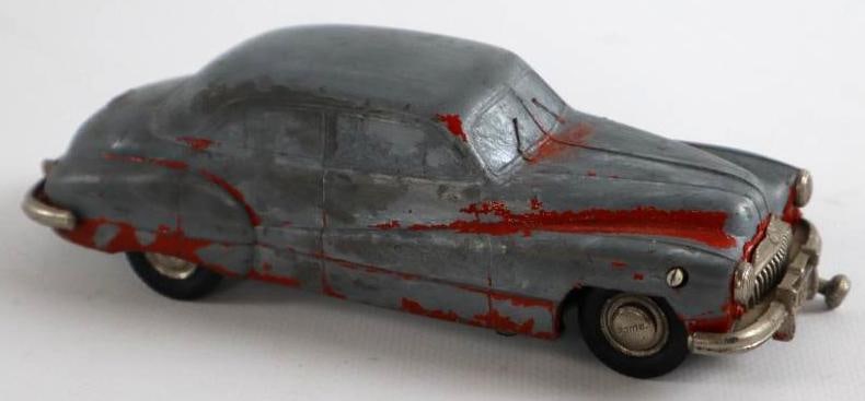 1950's -1960's Prameta Buick 405 Wind Up Cast Iron Car From Germany British Zone (1 of 3)