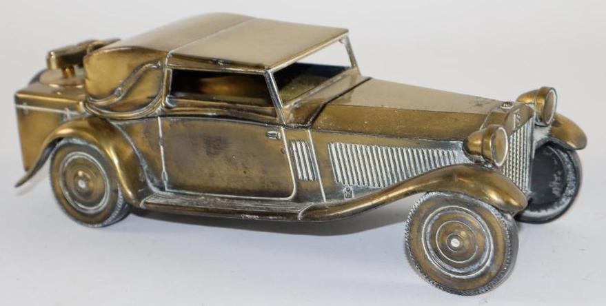 1933   Mitomo Rolls  Royce Car Style Cigarette Lighter Stainless Steel Toy Car From Japan (1 of 3)