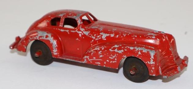 1930's Manoil Coupe Die Cast Toy Car w/ Rubber Wheels (1 of 3)