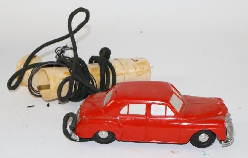 1950's Sedan Battery Operated w/ Remote Control Plastic Toy Car (1 of 3)