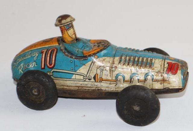 Speedway Racer Friction Tin Toy Car (1 of 3)