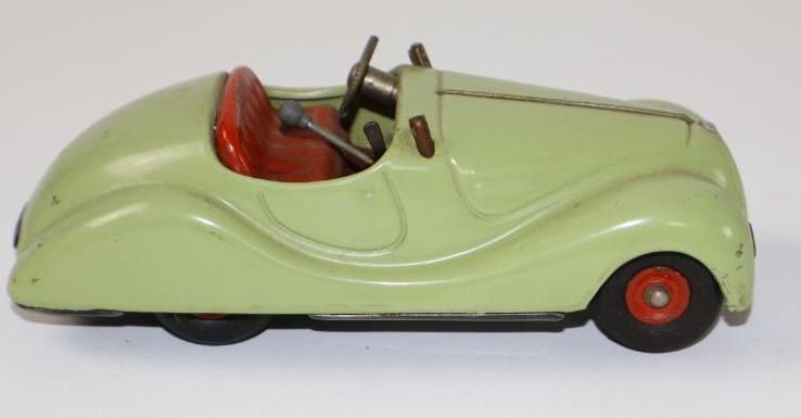 1930's Coupe Convertible Wind Up Tin Toy Car by Schuco (1 of 3)