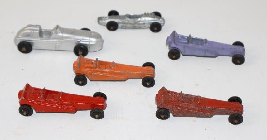 Group of 6 Tootsie Toy and Midget Racecar Toy Cars (1 of 3)