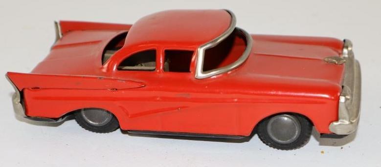 1959's Tin Type Friction 4 Door Sedan Toy Car (1 of 3)