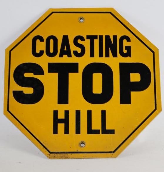 Embossed Steel Rail Road Crossing Traffic Sign (1 of 2)