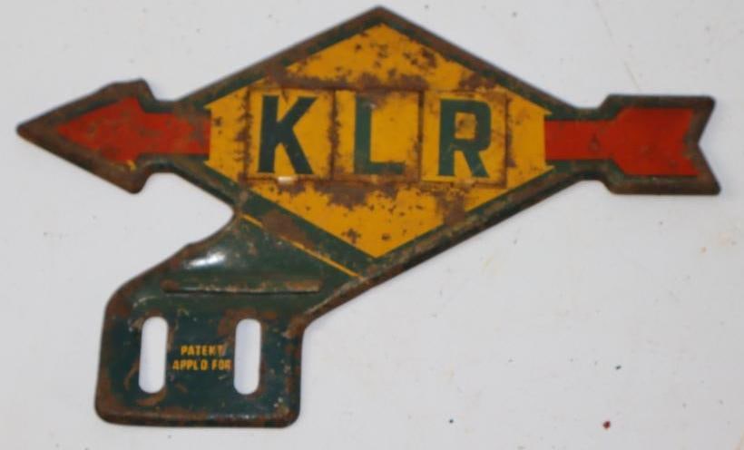 Sunoco KLR Licenses Plate Topper (1 of 2)