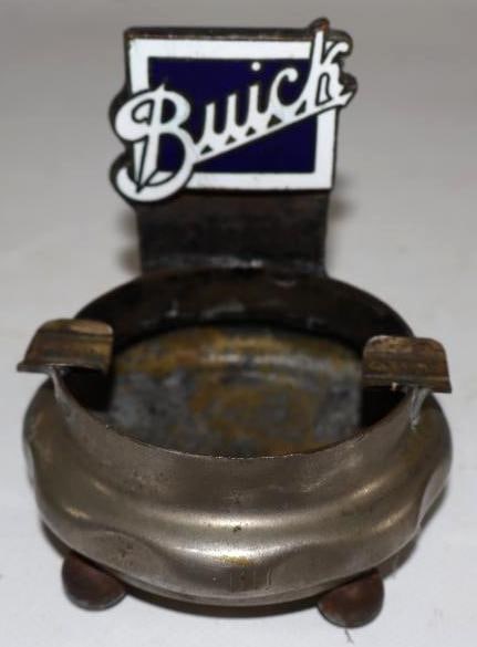 Cloisonne Buick Emblem Hub Cap Advertising Ash Tray (1 of 2)