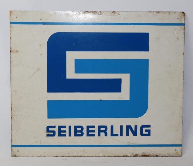 Seiberling Tires Advertising Single Sided Steel Sign (1 of 2)