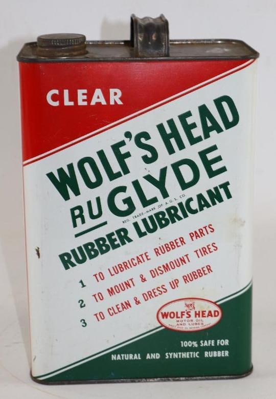 Wolf's Head Ru Glyde Rubber Lubricant 1 Gallon Can (1 of 4)