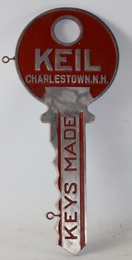 Keil Diecut Advertising Keys Made Aluminum Double Sided Hanging Sign (1 of 2)