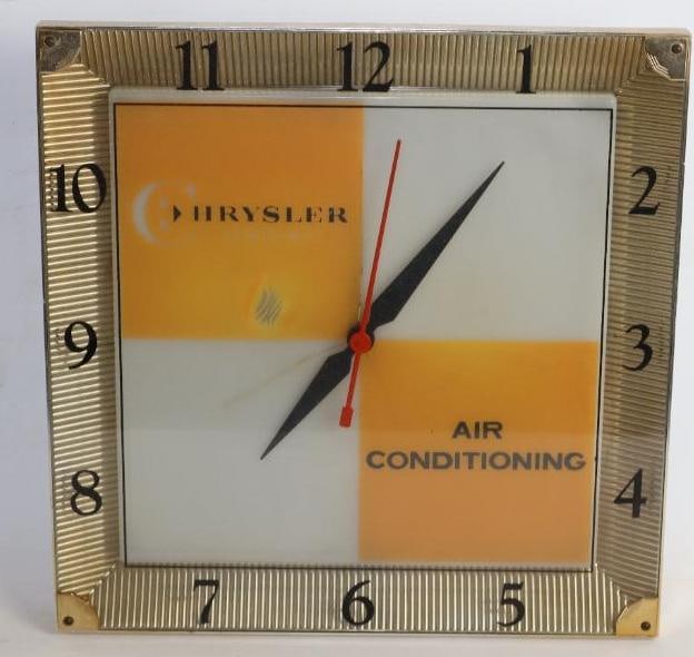 Chrysler Air Conditioning Light Up Clock (1 of 2)