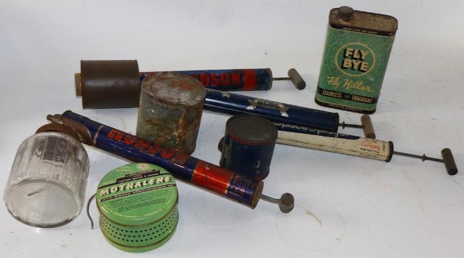 Group of 6 Garden & Bug Spray Advertising items (1 of 4)