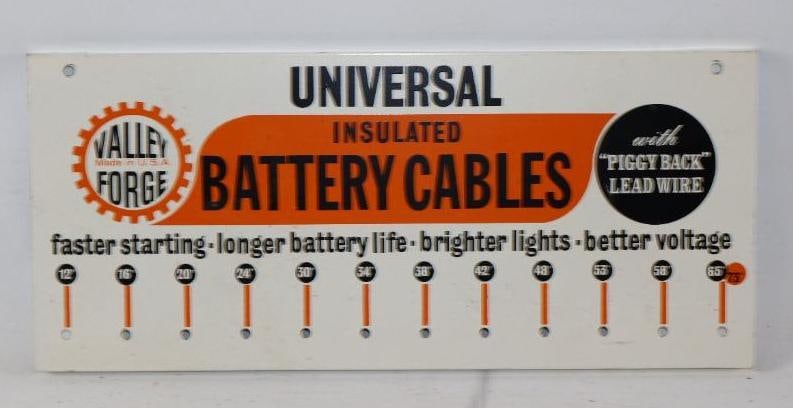 Universal Insulated Battery Cables Advertising Display Rack Sign (1 of 2)