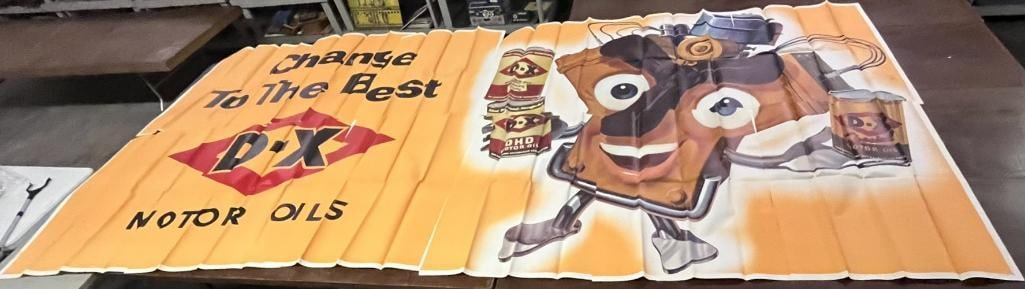 NOS Graphic Diamond DX Motor Oil Advertising Billboard Poster (1 of 4)