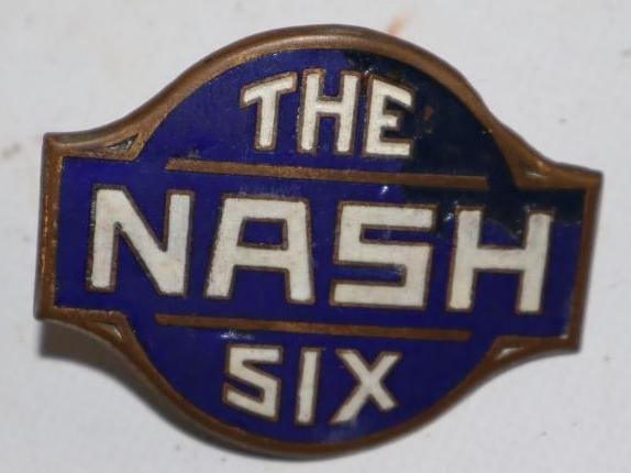 1920-1921 Nash Six Radiator Emblem Badge (1 of 2)