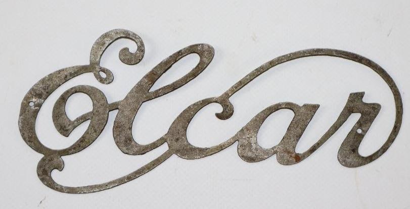Elcar  Automobile Radiator Emblem Script (1 of 2)