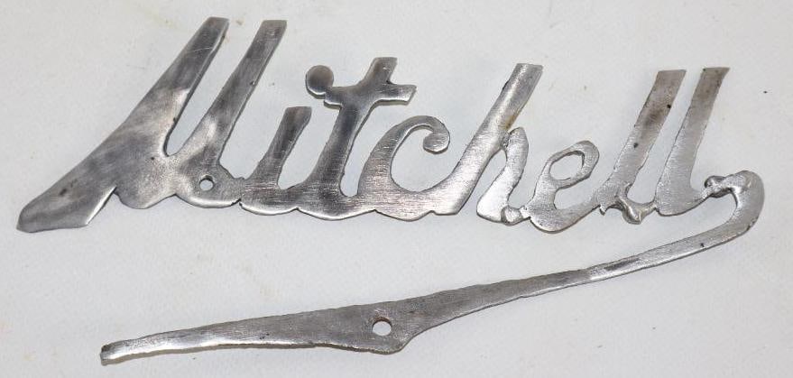 Mitchell  Automobile Radiator Emblem Script (1 of 2)