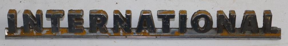 International Truck Radiator Emblem Script (1 of 2)