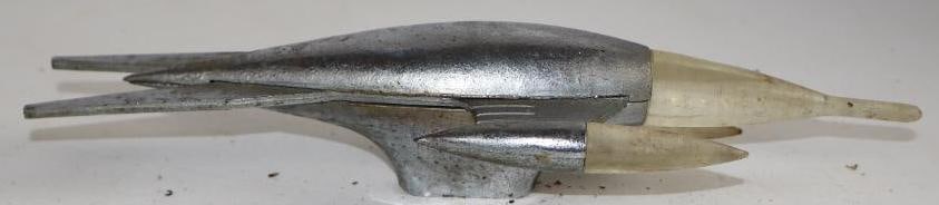 Illuminated Rocket Accessory Radiator Mascot Hood Ornament (1 of 3)