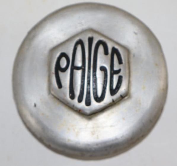 Paige Threaded Automobile Hub Cap: 4" diameter