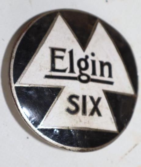 1920-1923 Elgin Six Radiator Emblem Badge (1 of 2)