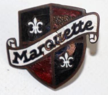 1930 Buick Marquette Radiator Emblem Badge: Cloisonne 1.25" x 1.25"