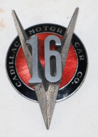 1930 Cadillac V16 Radiator Emblem Badge (1 of 2)
