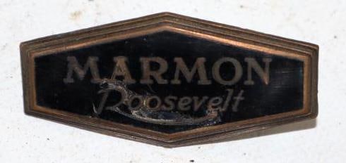 1929-1930 Marmon Roosevelt Radiator Emblem Badge (1 of 2)