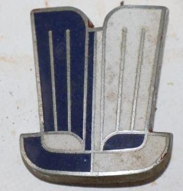 1950's Triumph TR Radiator Emblem Badge (1 of 2)