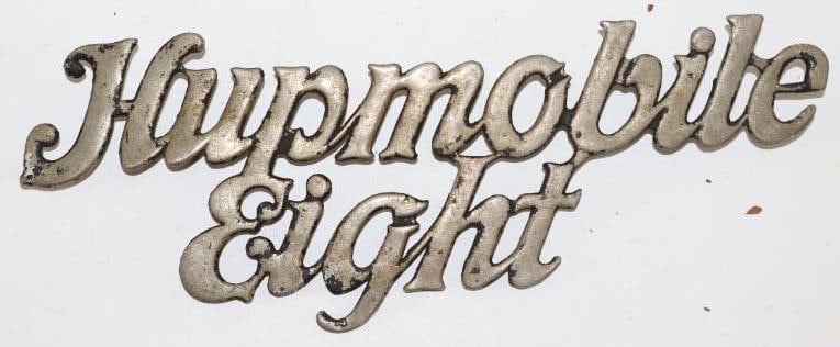 Hupmobile Eight Radiator Emblem Script (1 of 2)
