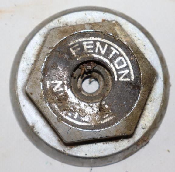 Fenton Automobile Hub Cap: 3" diameter