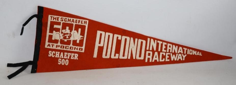Pocono International Raceway Schaefer 500 Felt Pennant (1 of 2)