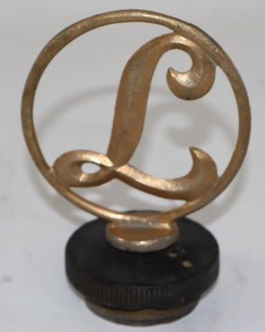 1920's Locomobile "L" Automobile Radiator Mascot Hood Ornament (1 of 3)