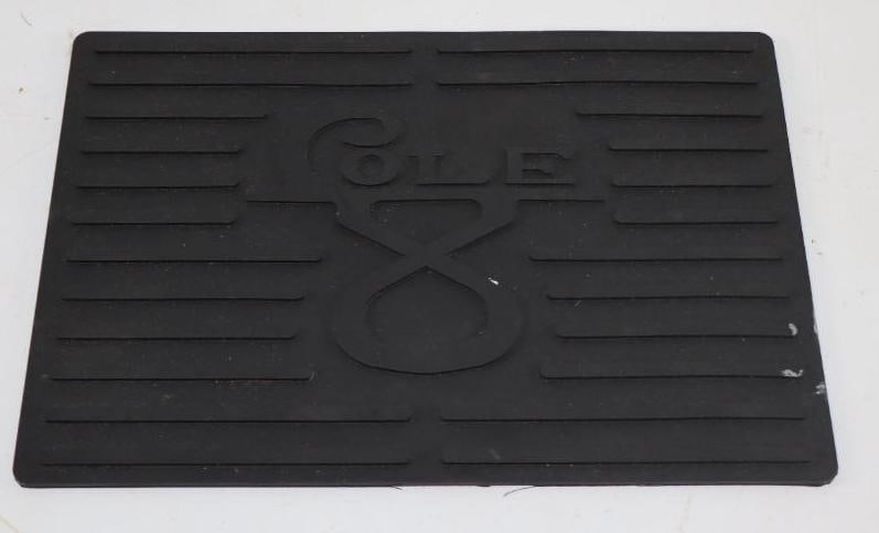 Cole 8 Motor Car Co Embossed Rubber Running Board Step Plate (1 of 2)