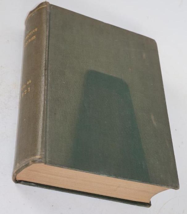 Automotive Industries The Automobile 1921 Volume 44 Reference Book (1 of 3)