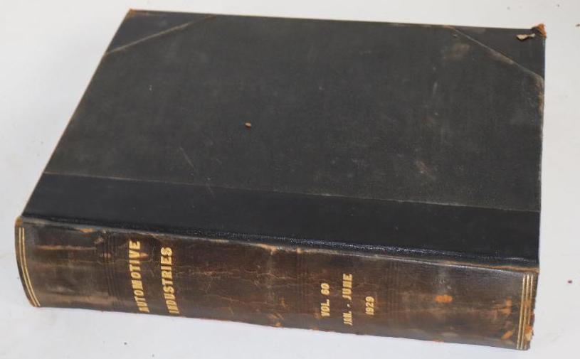 Automotive Industries The Automobile  January - June 1929 Volume 60 Reference Book (1 of 2)