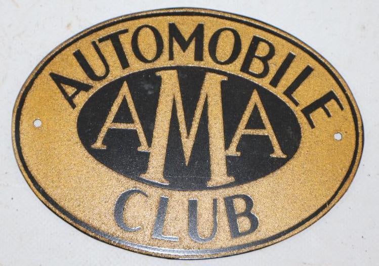AMA Auto Club Radiator Emblem Badge (1 of 2)