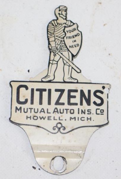 Citizens Mutual Auto Insurance Co Howell MI License Plate Topper (1 of 2)