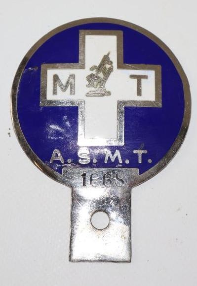 Medical Technician License Plate Topper Badge: Cloisonne, 3" x 3.75"