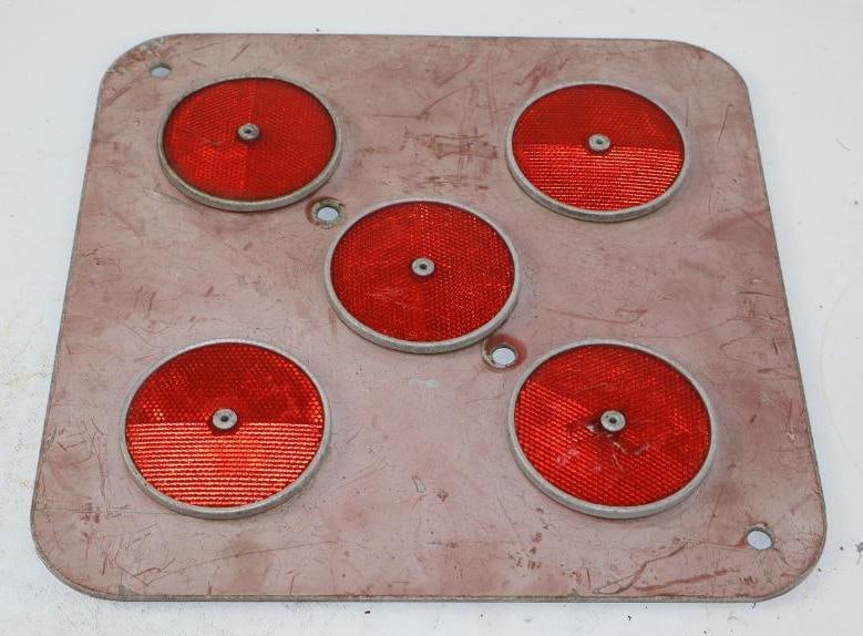 Deadend Warning Street Sign with Reflectors (1 of 2)