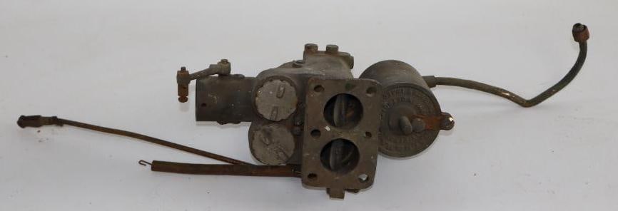 1920's -1930's Ball & Ball 2 Barrel Carburetor: 4.5" x 9" x 6"