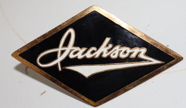 1912-1920 Jackson Radiator Emblem Badge: 3.75" x 2.25" Cloisonne