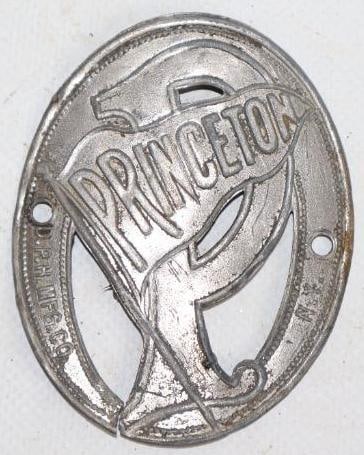 Early Princeton Bicycle Head Badge (1 of 2)