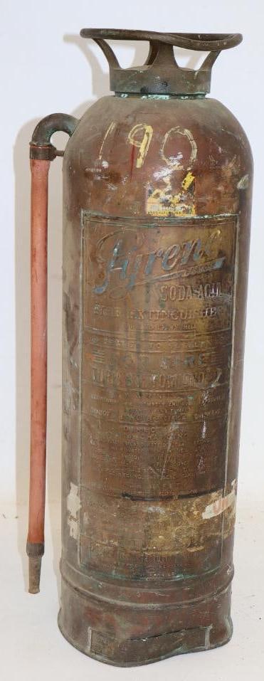 Brass Pyrene Soda -Acid Fire Extinguisher (1 of 4)