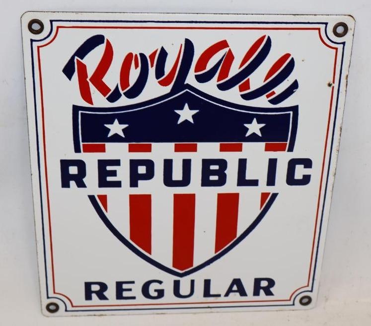 Royale Republic Regular Gas Pump Plate (1 of 4)