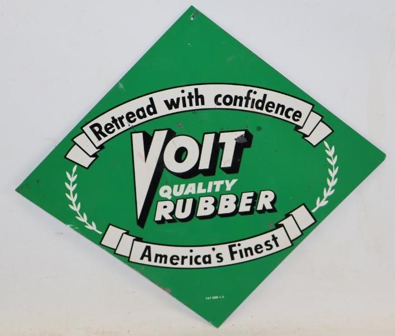 Retread with Confidence Voit Quality Rubber Double Sided Tin Hanging Sign (1 of 4)
